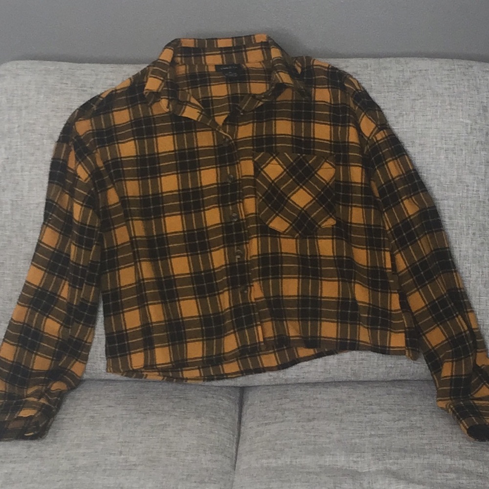 Woman’s Flannel  Crop Top